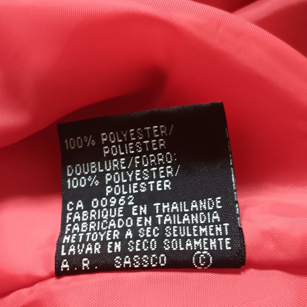 Kasper For A.S.L Red Button-Down Short Sleeve Dre… - image 6